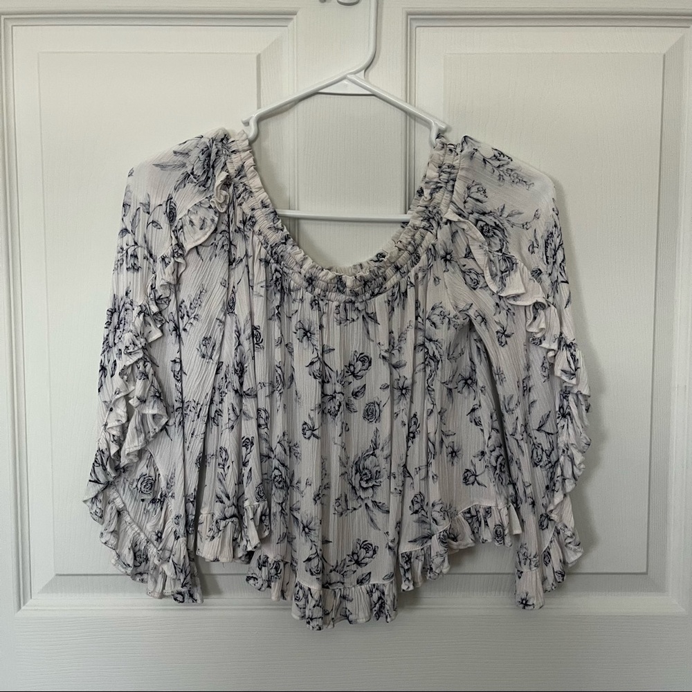 Off the Shoulder Floral Top